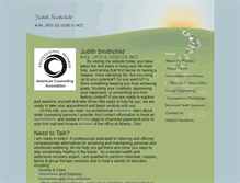 Tablet Screenshot of judithsmithchild.com